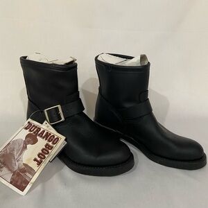 Durango Black Leather Engineer Boots - Size 6.5